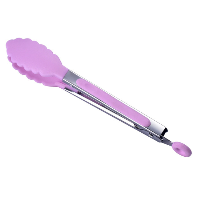 1pc Heat-Resistant BBQ Nylon Food Tong Creative Non-Slip Nylon Bread Tong Serving Tong Kitchen Accessories Kitchen Items