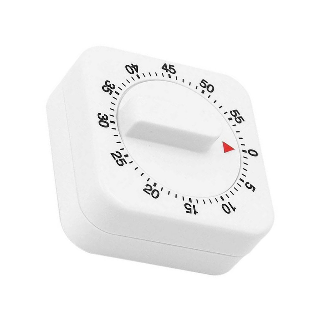 Practical Mini Portable Kitchen Cooking Timer Countdown 60 Minutes Alarm Mechanical Time Reminder Tool For Kitchen Cooking