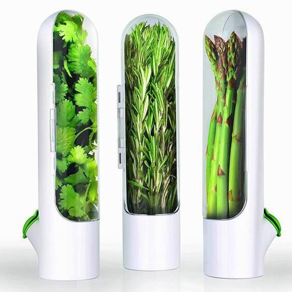 Herb Saver Kitchen Gadgets Storage Durable Container Fresh Vegetable Fresh-keeping Cup Herb Tank Container