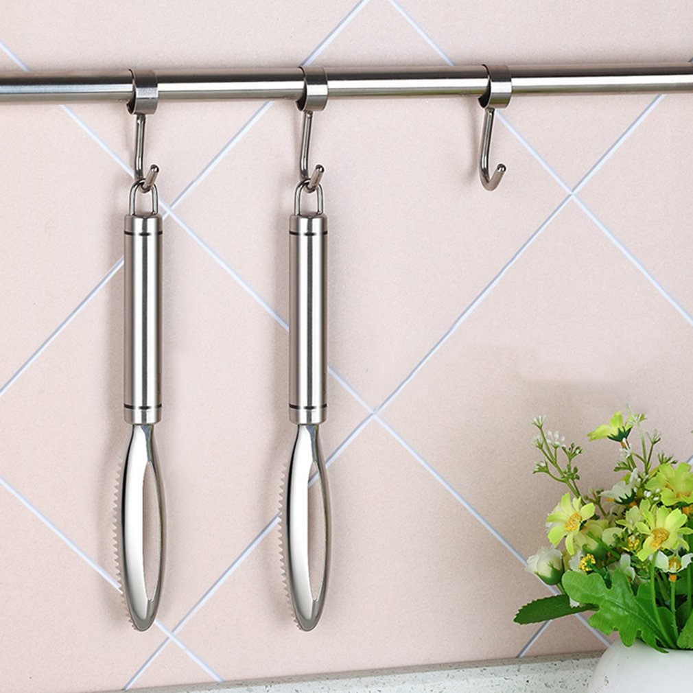 Stainless Steel Fish Scaler Tool Scraping Fish Scraper Cleaning Knife  Kill Fish Knife Bone Tweezers Kitchen Accessories Gadget