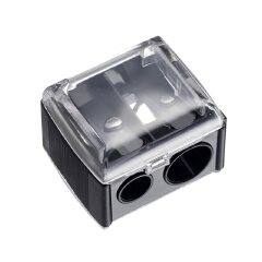 Double Hole Pencil Sharpener Cute Classical Makeup Pen Sharpener For Girls Gifts Back To School Supplies Korean Stationery