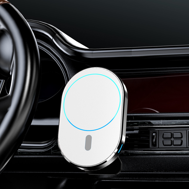 15W Qi Magnetic Wireless Car Air Vent AirVent Charger Phone Holder for iPhone 12 Pro Max Charging Holder Stand Dropshipping