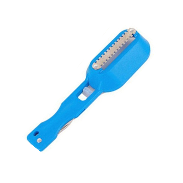 1pcs Handheld Fish Scales Graters Scraper Fish Cleaning Tool Scraping Scales Device with Cover Household Kitchen Cooking Gadgets