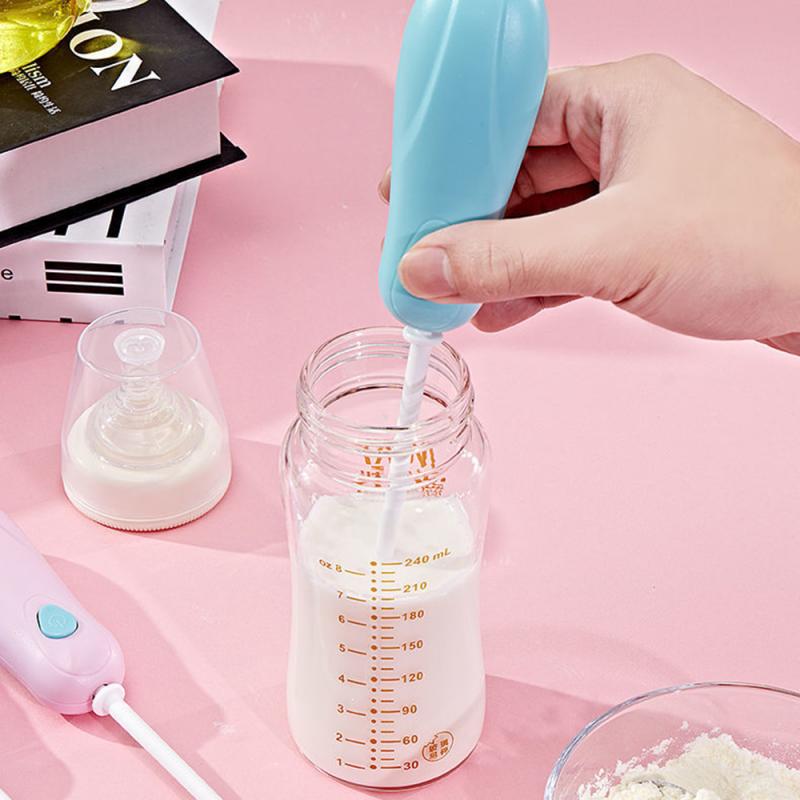 Mini Handle Stirrer Baking Gadget 1pc Milk Drink Coffee Whisk Mixer Electric Egg Beater Frother Foamer Kitchen Cooking Tool Home