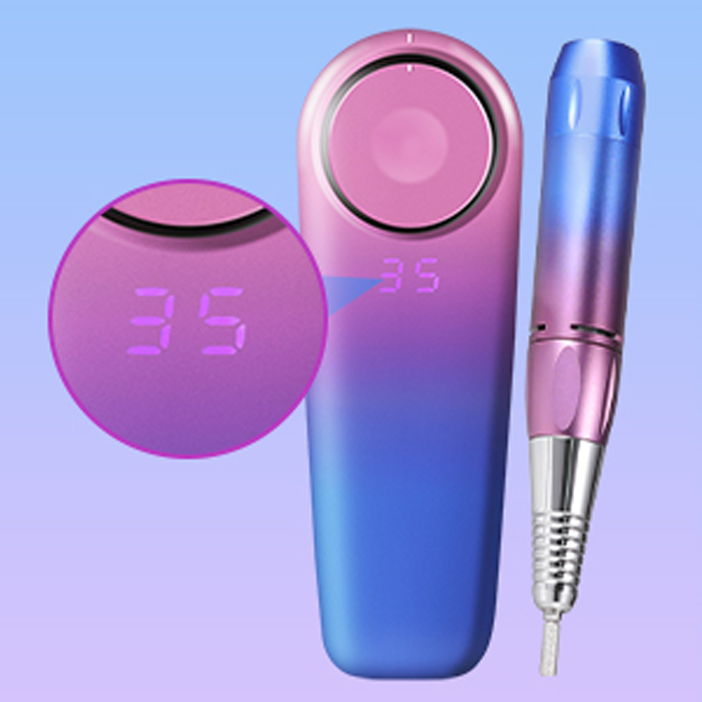 Professional Rechargeable 35000RPM Nail Drill Machine Electric Nail File For Acrylic,Gel,Manicure Pedicure Polishing Shape Tools