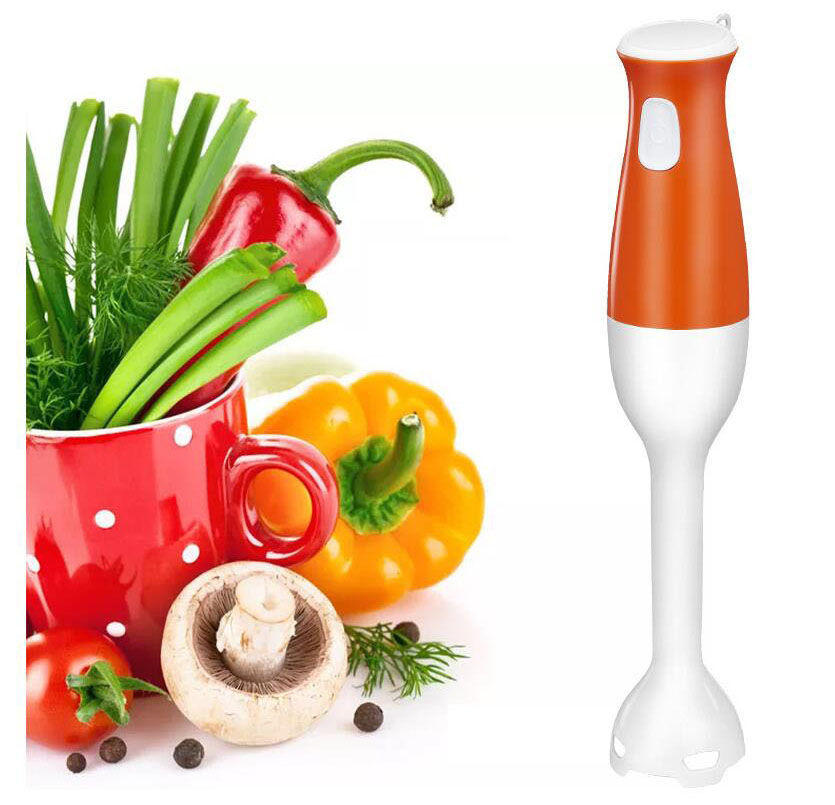200W Multifunctional Food Mixer Hand Blender Electric Two-blade Stirring Rod Vegetable Fruit Stirring Kitchen Appliance