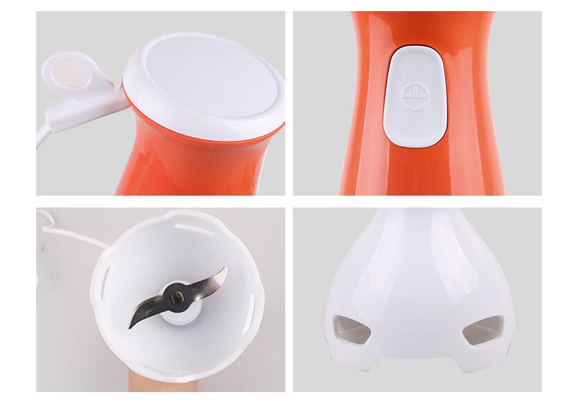 200W Multifunctional Food Mixer Hand Blender Electric Two-blade Stirring Rod Vegetable Fruit Stirring Kitchen Appliance