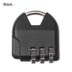 Security Travel Safe Lock 3 Dial Digit Number Code Password Combination Padlock for Padlock Luggage Lock of Gym Security Tool