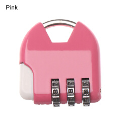 Security Travel Safe Lock 3 Dial Digit Number Code Password Combination Padlock for Padlock Luggage Lock of Gym Security Tool