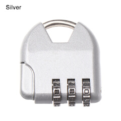 Security Travel Safe Lock 3 Dial Digit Number Code Password Combination Padlock for Padlock Luggage Lock of Gym Security Tool