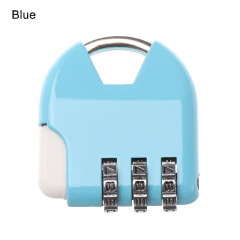 Security Travel Safe Lock 3 Dial Digit Number Code Password Combination Padlock for Padlock Luggage Lock of Gym Security Tool