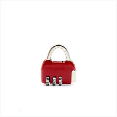 3 Mini Dial Digits Code Number Password Combination Padlock Safety Travel Security Lock for Luggage Lock Padlock Gym
