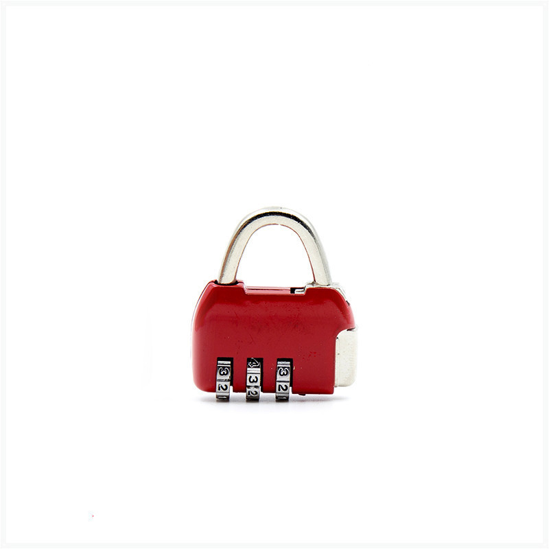 3 Mini Dial Digits Code Number Password Combination Padlock Safety Travel Security Lock for Luggage Lock Padlock Gym