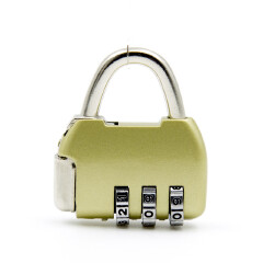 3 Mini Dial Digits Code Number Password Combination Padlock Safety Travel Security Lock for Luggage Lock Padlock Gym
