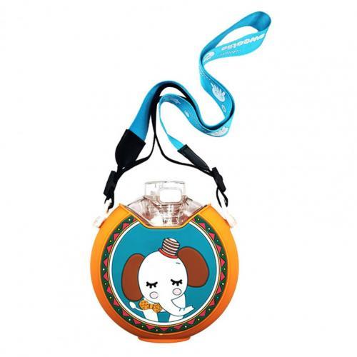 380ml Water Bottle Donuts Plastic Spray Travel Bottle With Straw Portable Cute Baby Nipple Bottle Sippy Cup Girl Gift Water Pot