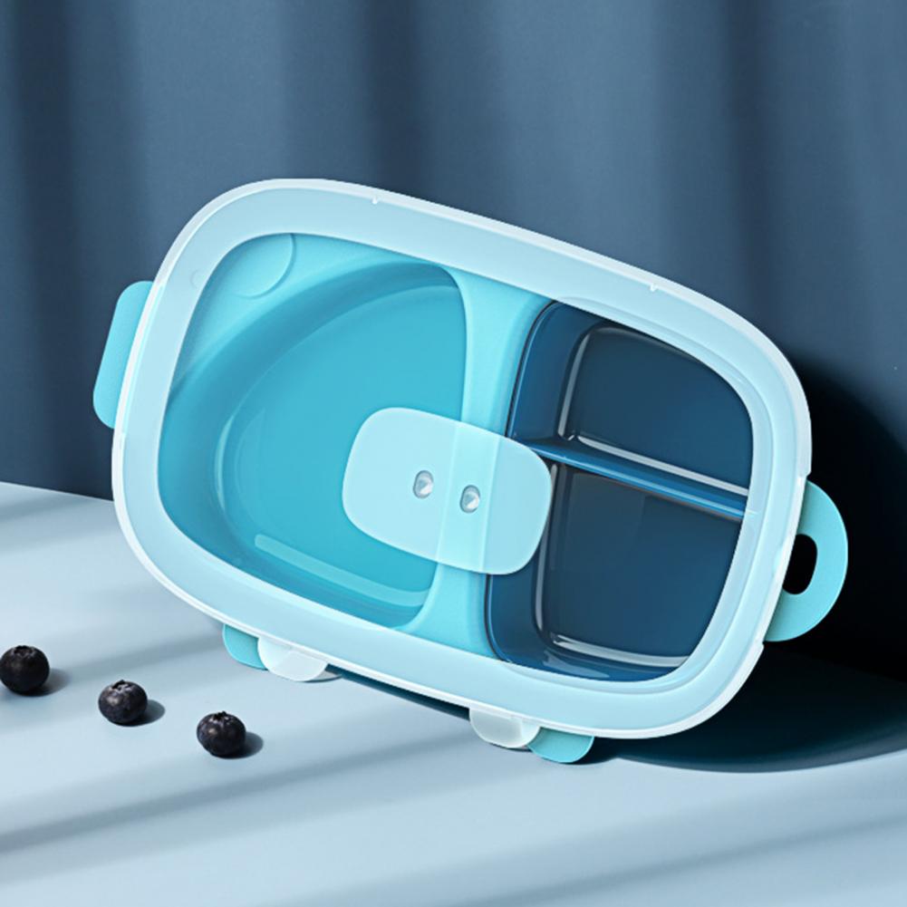 Excellent Toddler Plate PP Newborn No Odor Multi-Compartments Baby BPA Free Cartoon Feeding Plate for Home Daily