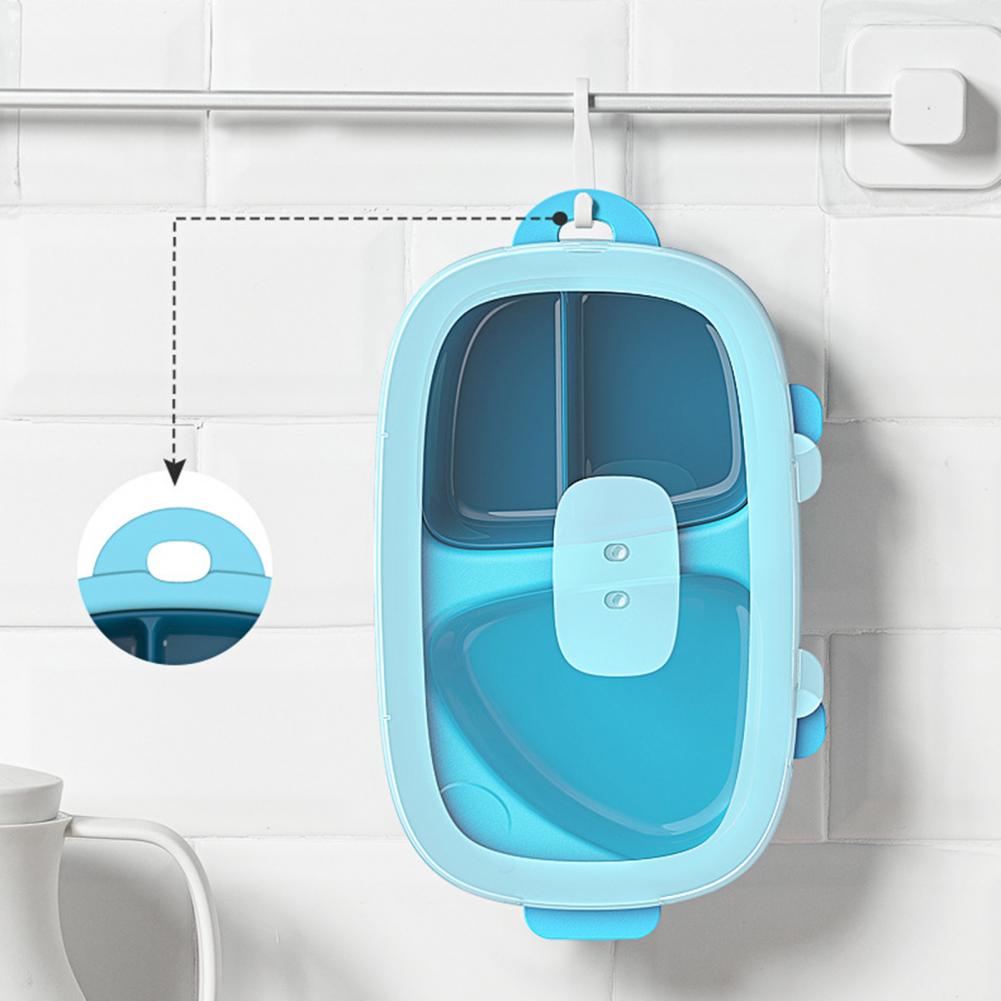 Excellent Toddler Plate PP Newborn No Odor Multi-Compartments Baby BPA Free Cartoon Feeding Plate for Home Daily