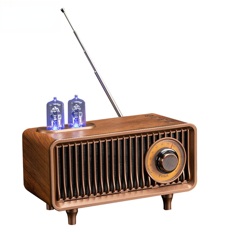 Bluetooth Speaker Retro Subwoofer Radio Memory Card U Disk High Sound Quality Indoor Wireless Portable Speaker
