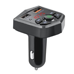 Bluetooth 5.0 FM Transmitter Modulator Wireless Handsfree Car Kit 3.1A Dual USB Charger Adapter Audio Car TF U Disk MP3 Player