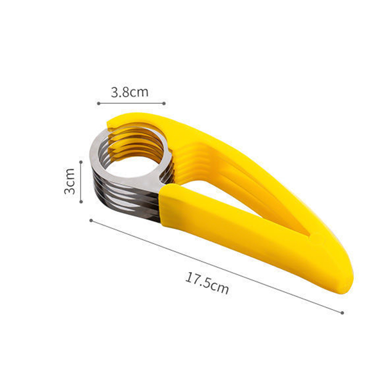 Kitchen Manual Banana Slicer Sausage Chopper Stainless Steel Cucumber Salad Cutter Fruit Vegetable Food Processors Cooking Tools