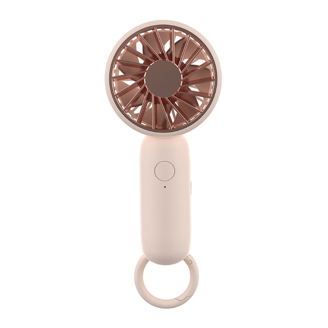 Home appliance Mini Handheld Air Cooler Carabiner Portable Fan USB Charging Small Personal Cooling Tools for Home Office Outdoor