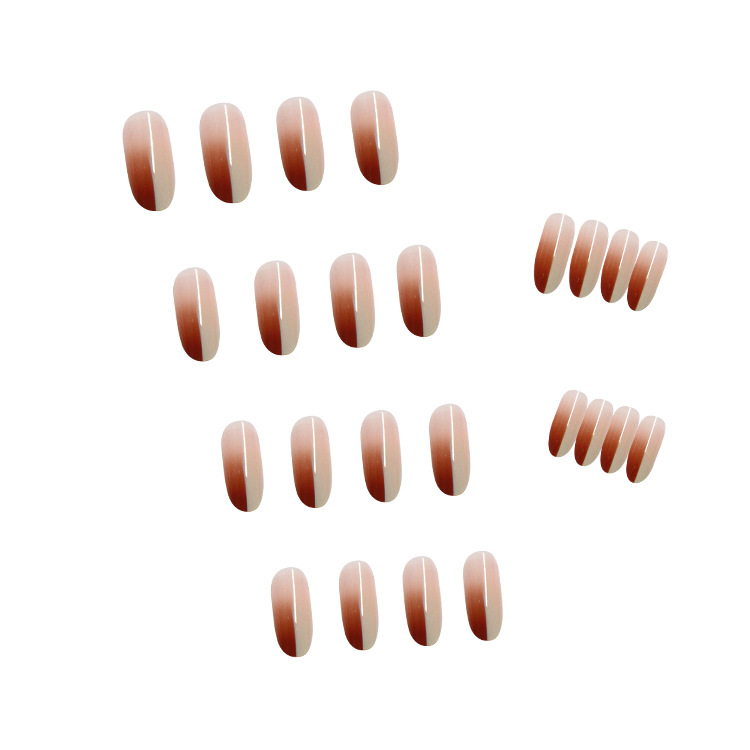 Long fake nail manicure piece finished manicure patch nail sticker manicure sticker view 3