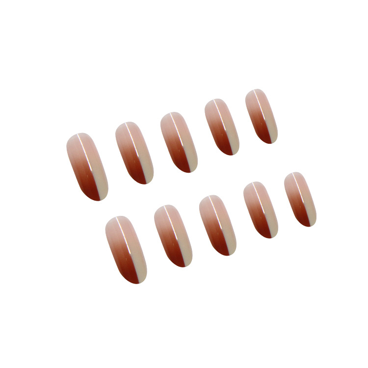 Long fake nail manicure piece finished manicure patch nail sticker manicure sticker view 4