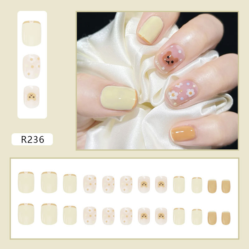 Fresh Nail Finished Nail Patch Wearable Nail Removable Nail Finished 24 Pieces view 2