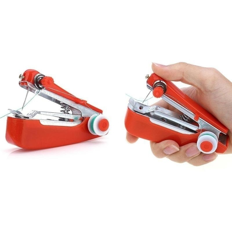 Household Creative Portable Multifunctional Sewing Machine Manual Sewing Machine Mini Pocket Manual Machine (Random Color)