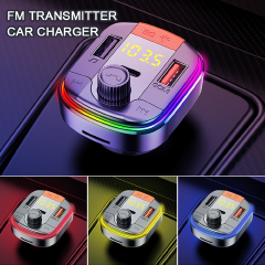 Car Bluetooth 5.0 FM  Handsfree Audio Receiver Auto MP3 Player 3.1A Dual USB Fast Car Charger