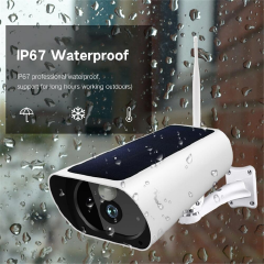Solar WiFi IP Camera 1080P HD Outdoor Charging Battery Wireless Security Camera PIR Motion Detectio  Not equipped with battery