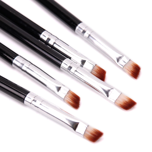 Double sided Professional angled eyebrow brush spoolie for eye brow brush eyelashes view 2