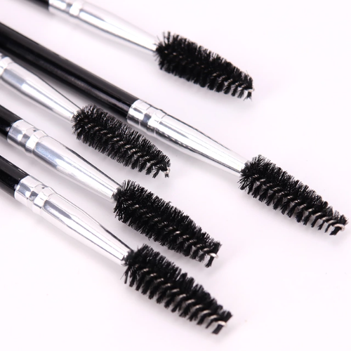 Double sided Professional angled eyebrow brush spoolie for eye brow brush eyelashes view 3
