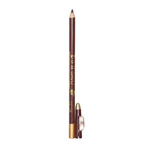 Davis eye pencil and double sided flat angled eye brow brush spoolie mascara brush