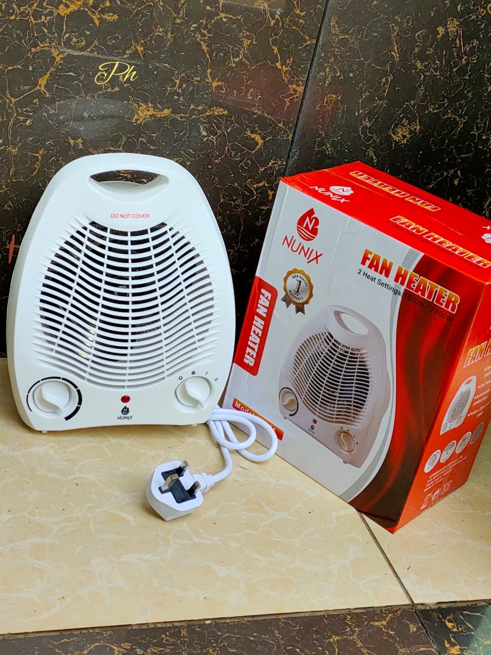 High quality Fan room heater with two heat settings