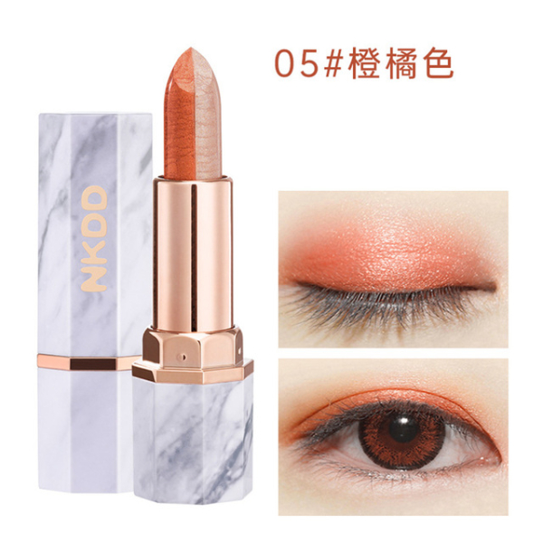 Two-Tone Eyeshadow Stereo Gradien Shimmer Double Color Eye Shadow Cream Makeup