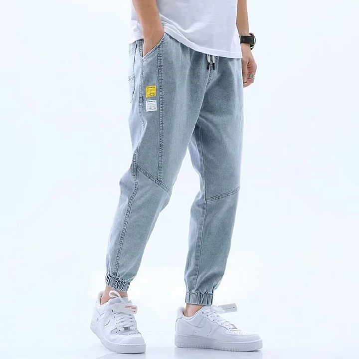 Loose Men Jeans Male Trousers Simple Design High Quality Cozy All-match Students Daily Casual Straight Denim Pants
