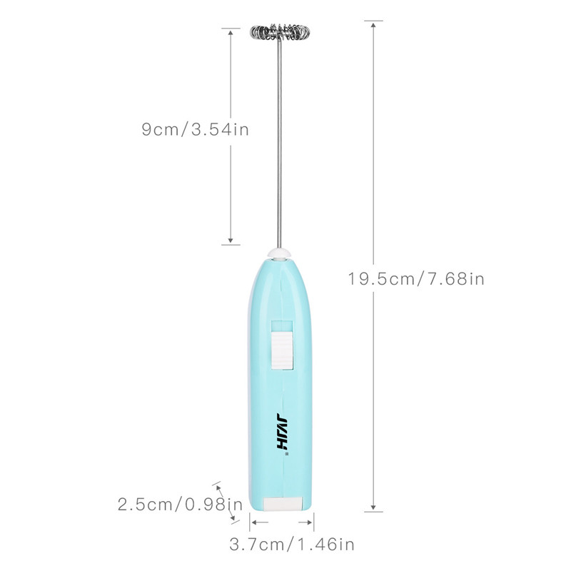 3pcs/Set Mini Hand-Held Electric Egg Beater Whisk Milk Coffee Frother Mixer Kitchen Tool
