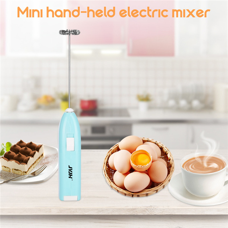 3pcs/Set Mini Hand-Held Electric Egg Beater Whisk Milk Coffee Frother Mixer Kitchen Tool
