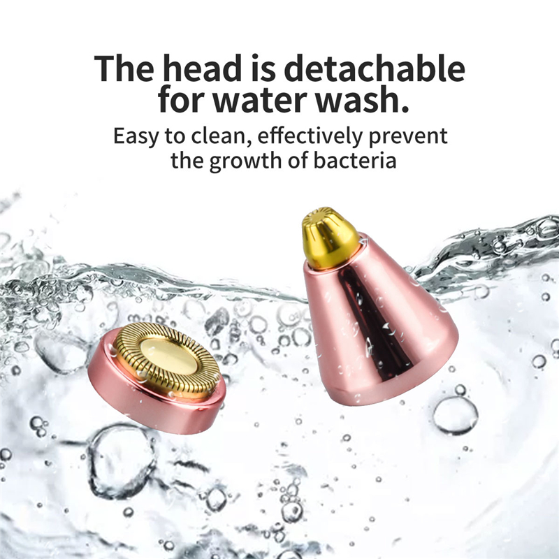 2 En 1 Electric Eyebrow Trimmer Rechargeable Hair Remover for Body Use with Light in Pen Size