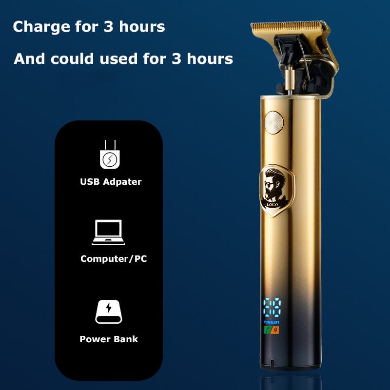 Hair Trimmer Electric Hair Clipper Professional  Beard Barber Shaver 0mm Men Hair Cutting Machine