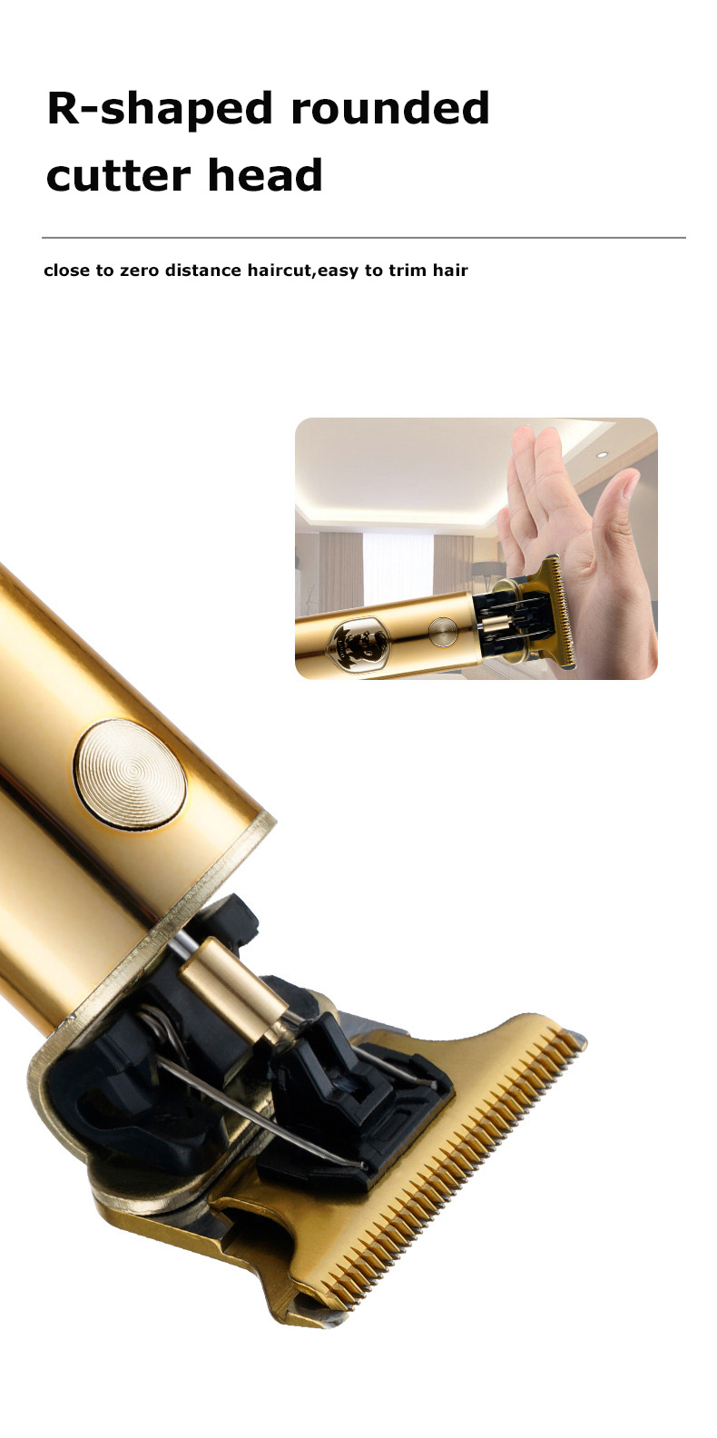 Hair Trimmer Electric Hair Clipper Professional  Beard Barber Shaver 0mm Men Hair Cutting Machine