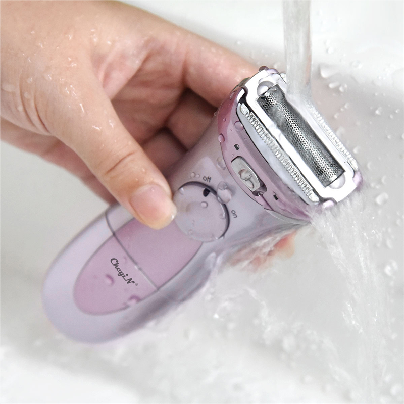Electric Women Epilator Waterproof Lady Shaver Wet and Dry Use Hair Removal Shaving for Whole Body