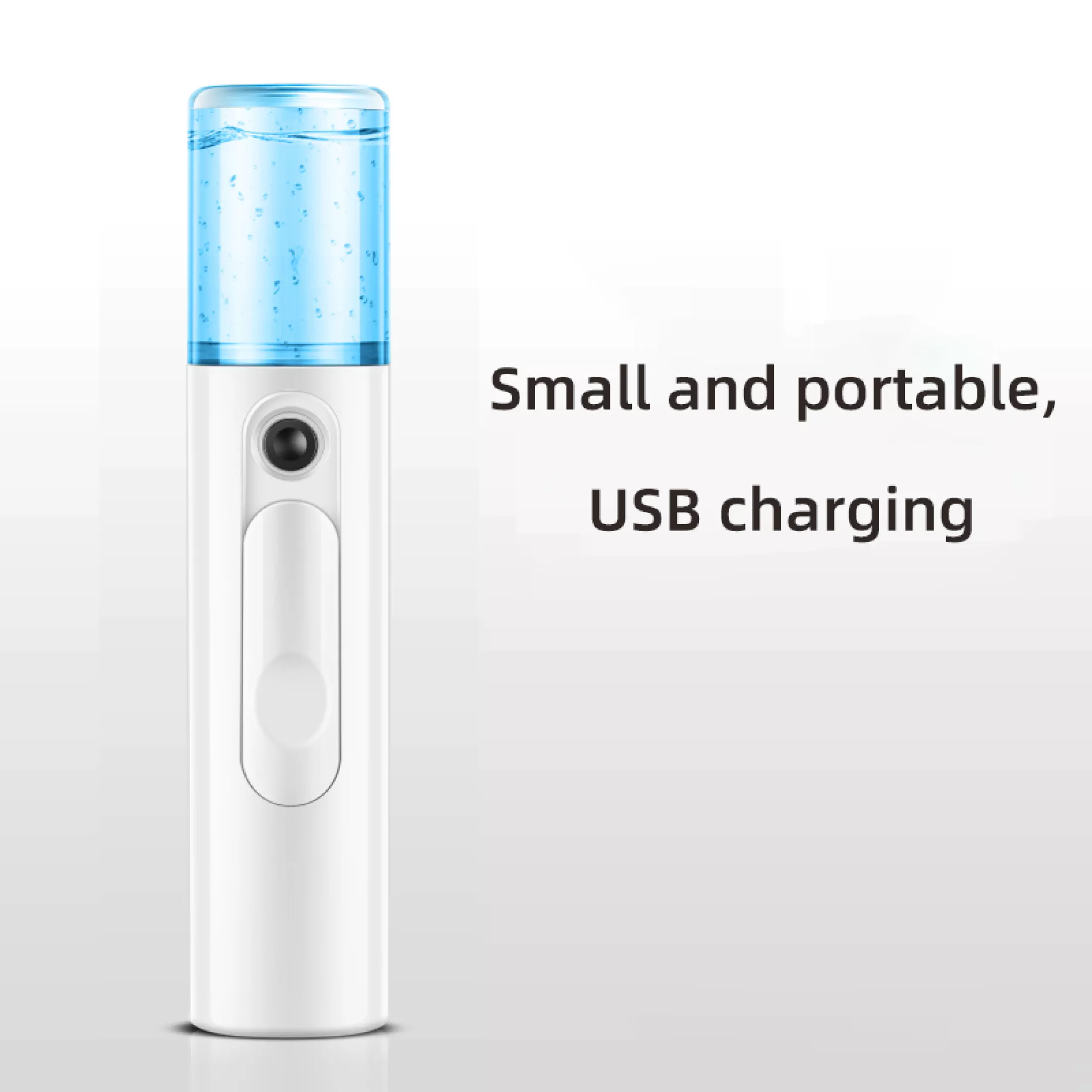 Portable Nano Sprayer Facial Steamer SPA Mini USB Mist Spray Face Cleanser Machine