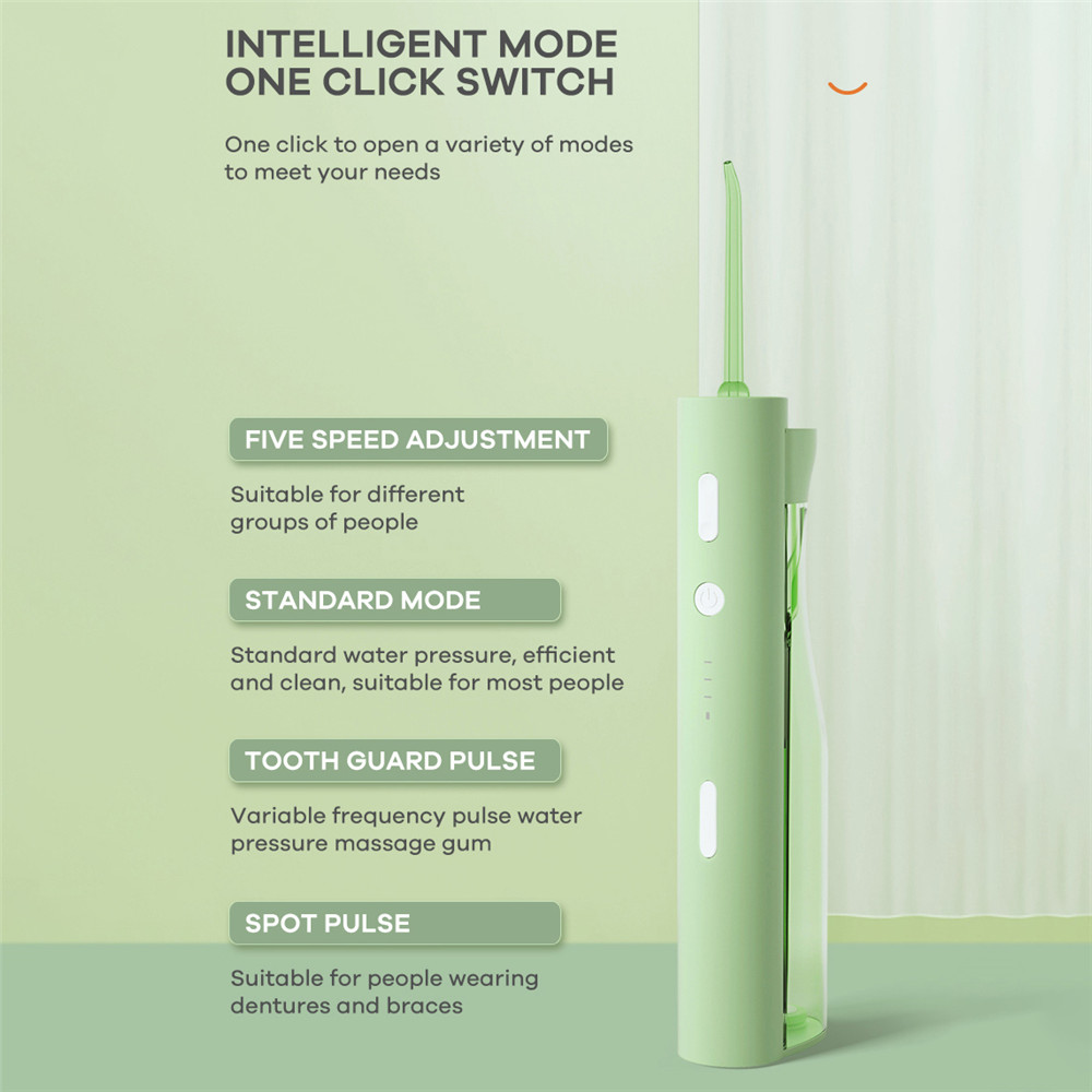 Oral Care Electric Teeth Washer 3 Modes 5 Gears Mute USB Ipx7 Waterproof Usb Clean Portable Home Professional Dentist Dental