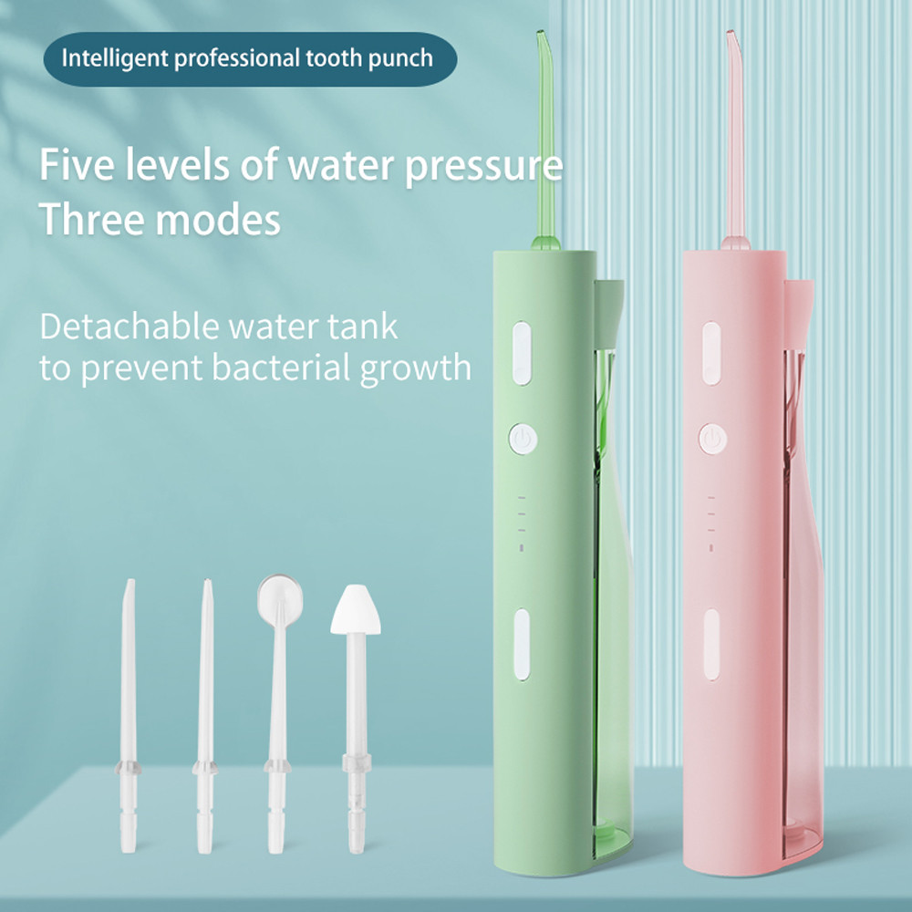 Oral Care Electric Teeth Washer 3 Modes 5 Gears Mute USB Ipx7 Waterproof Usb Clean Portable Home Professional Dentist Dental