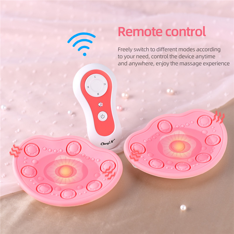 Electric Breast Massager Pad Chest Enhance Lifting Firming Vibration Therapy Massager Pad Device Breast Enlargement Vibrators for Women view 6
