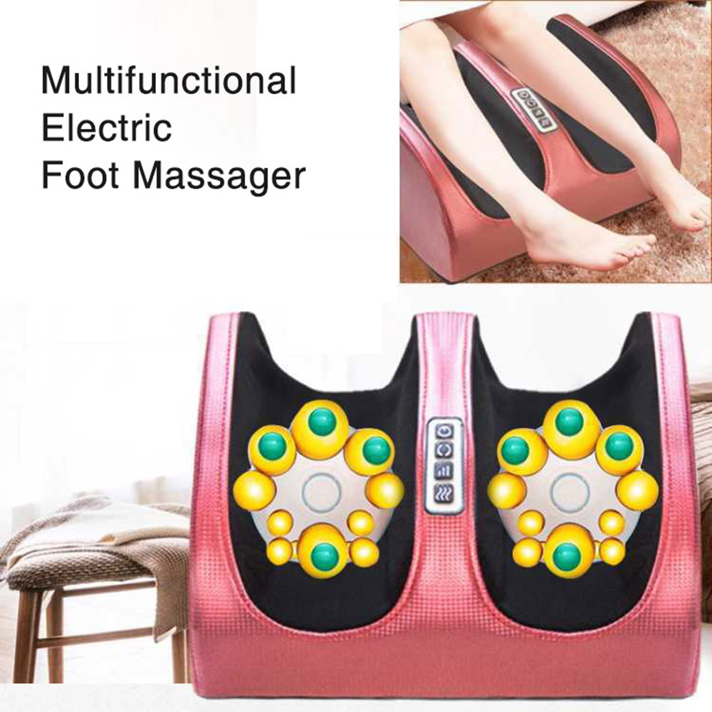 Electric Heating Foot Massager Shiatsu Foot Massager Relaxation Kneading Roller Vibrator for Relief Leg Fatigue view 5