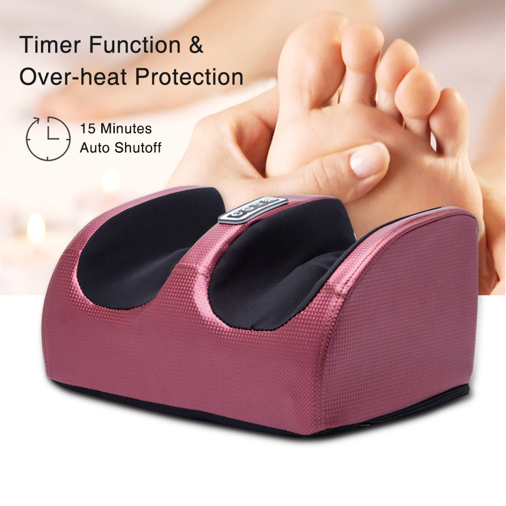 Electric Heating Foot Massager Shiatsu Foot Massager Relaxation Kneading Roller Vibrator for Relief Leg Fatigue view 6