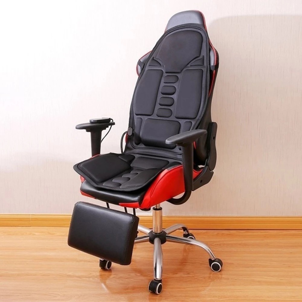 Electric Vibrating Car Massage Massage Chair Mat Portable Massager Cushion Home Infrared Heating Back Vibrator Massage Pads - image 7